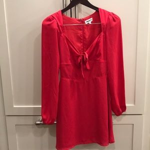 Red Tie Dress from Revolve